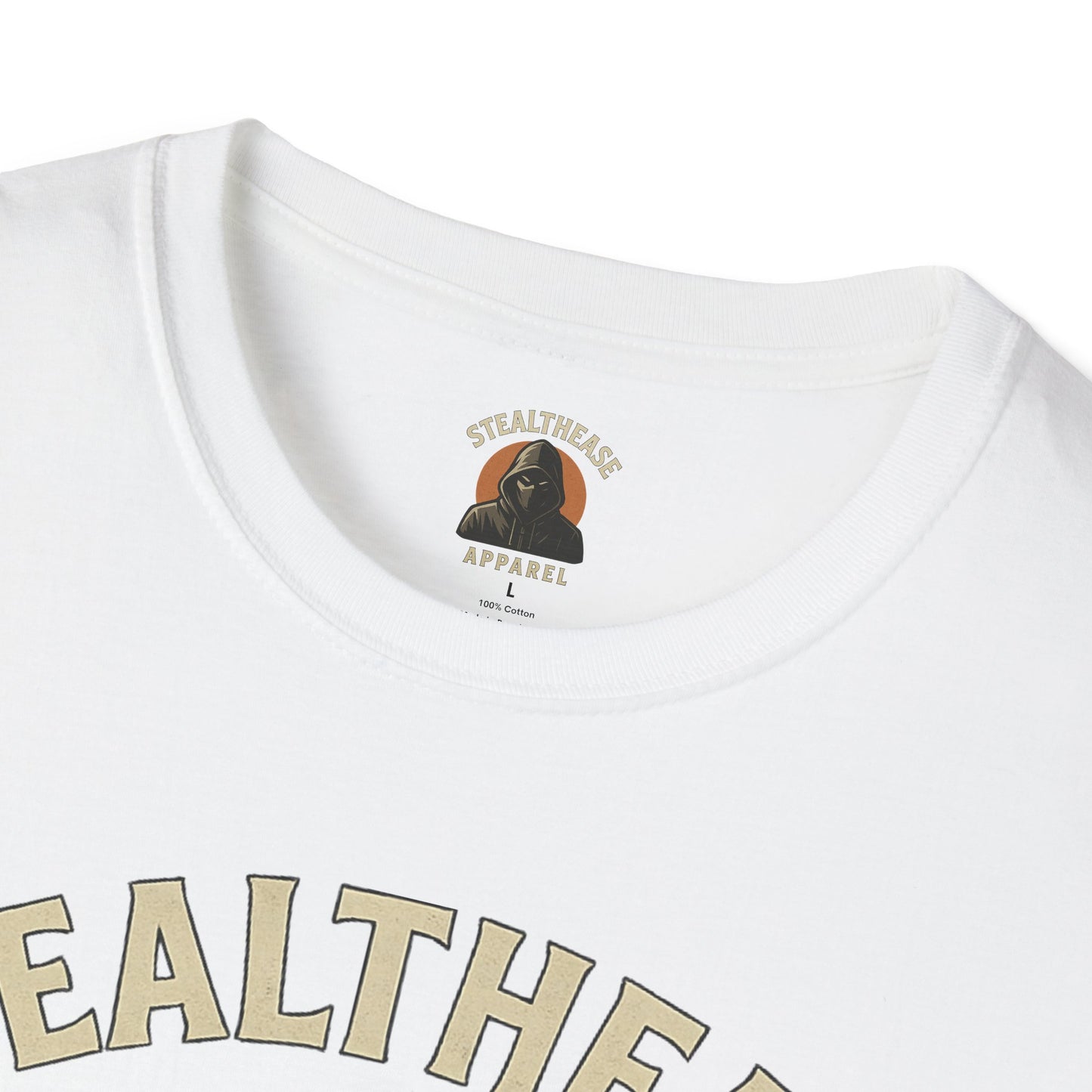 Stealthease Unisex T-Shirt - Trendy Streetwear Tee, Unique Gift, Casual Wear, Cool Graphic Shirt, Everyday Style