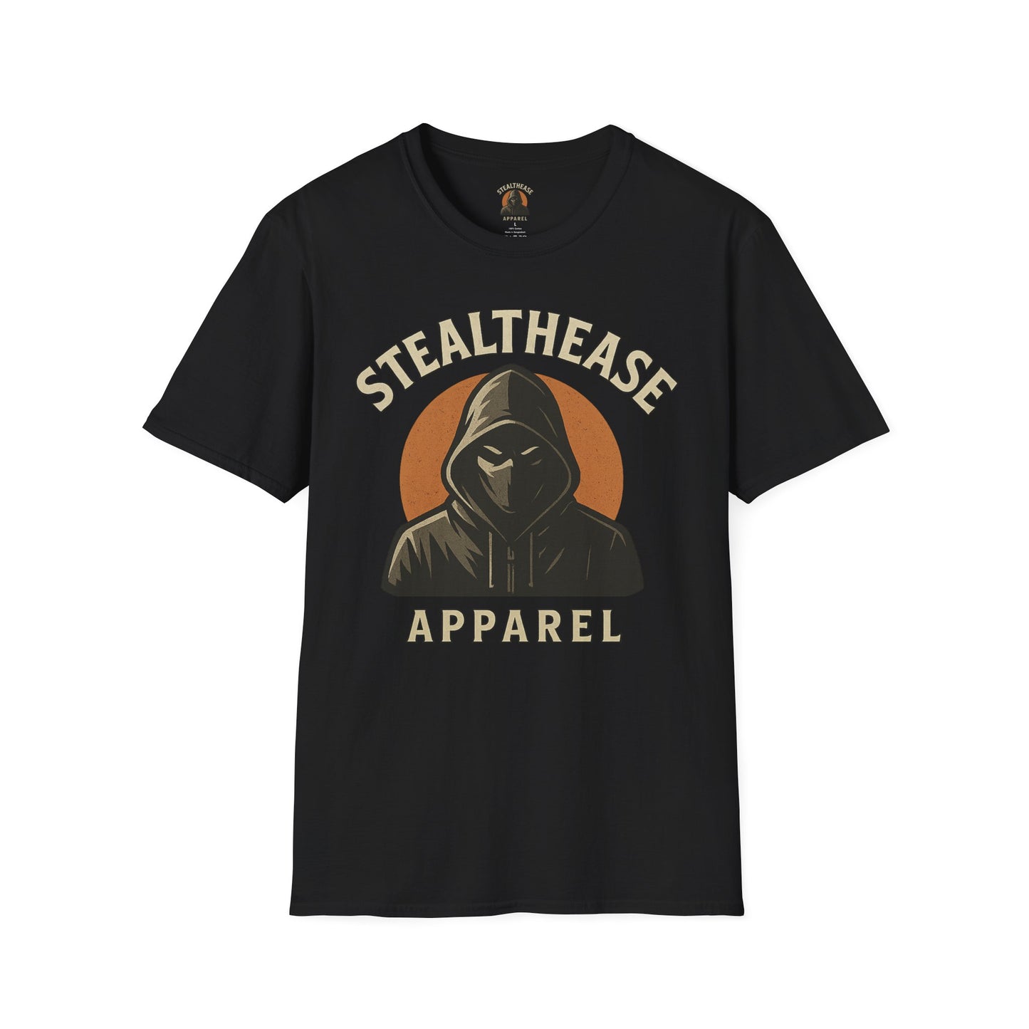 Stealthease Unisex T-Shirt - Trendy Streetwear Tee, Unique Gift, Casual Wear, Cool Graphic Shirt, Everyday Style